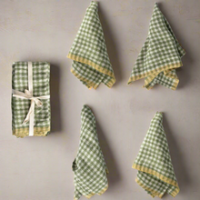 Green_Gingham_Napkins