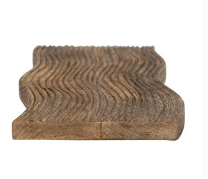 Grooved Mango Wood Cheese Board