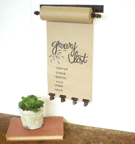 Hanging Note Roll with Clips |11