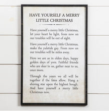 Merry Little Christmas Sign