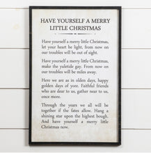 Merry Little Christmas Sign