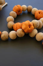 Gourd and Orange Pumpkin Garland