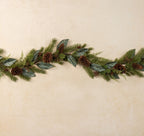 6' Cedar Pine & Magnolia Garland