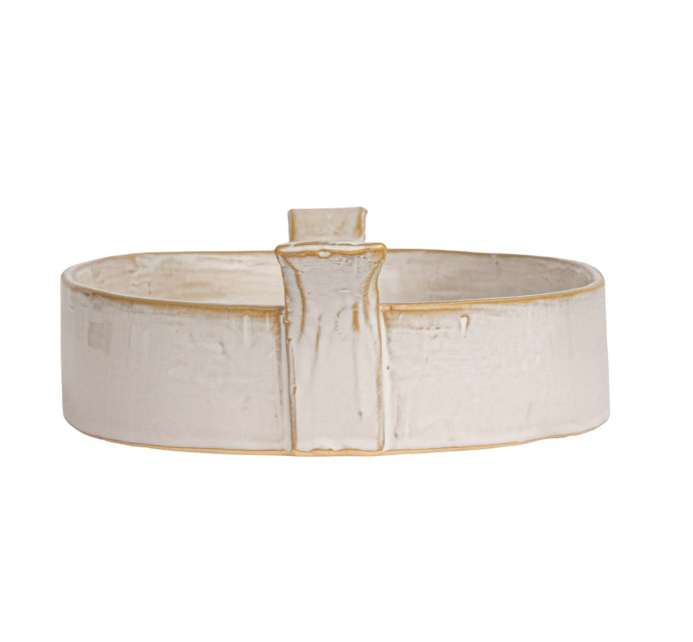 Quart Stoneware Baker W/ Handle