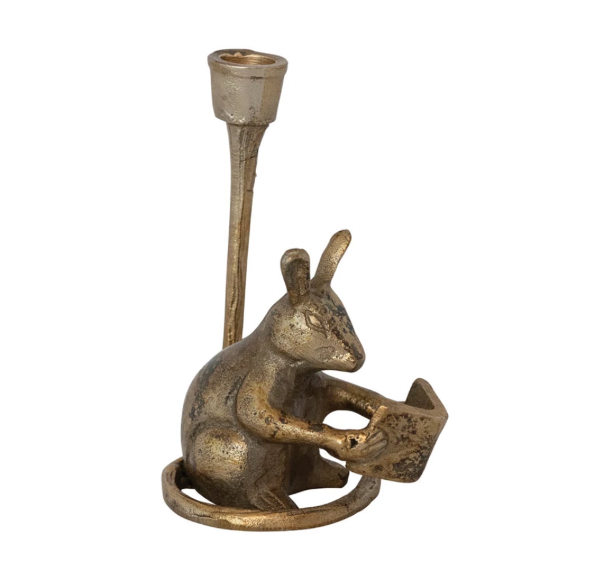 Aluminum Mouse Shaped Taper Holder