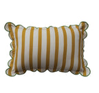 Cotton Striped Lumbar Pillow