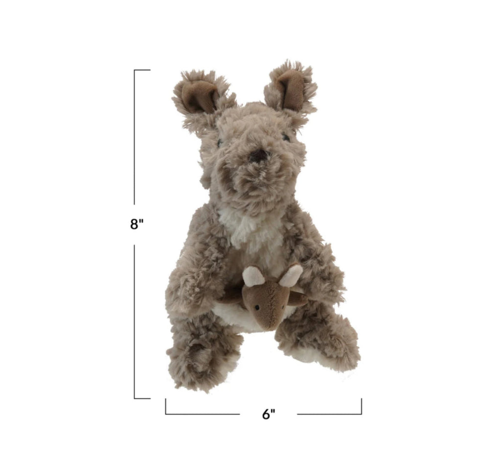 Brown Kangaroo W/ Joey