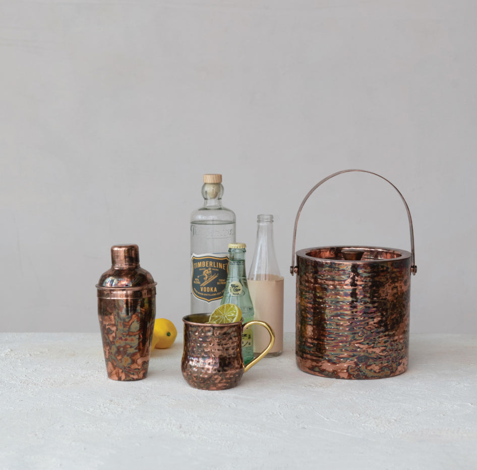 Hammered Stainless Steel Mule Mug