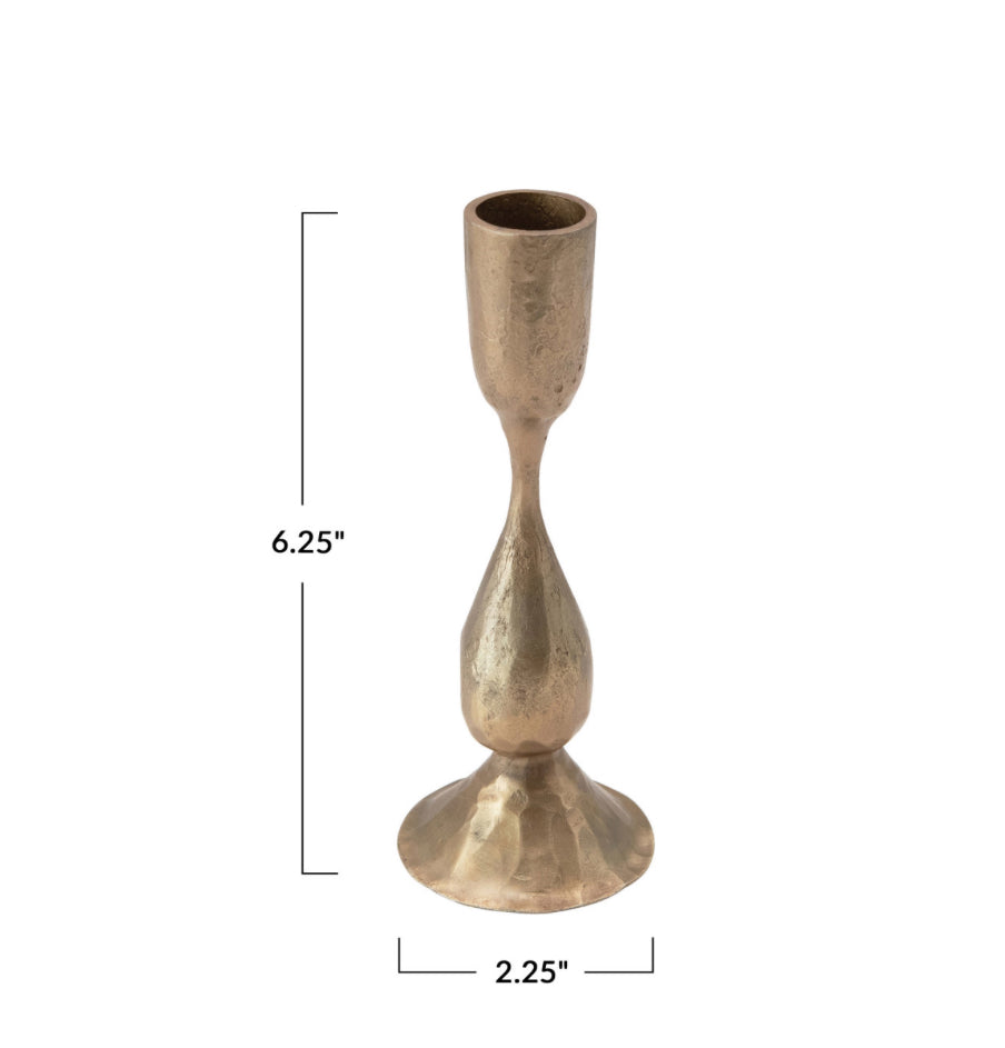 Antique Bras metal taper Holder