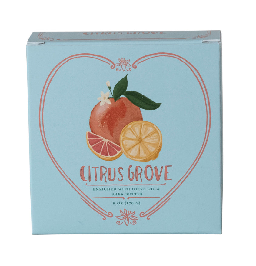 Citrus, Oliver Oil & Shea Butter Bar Soap