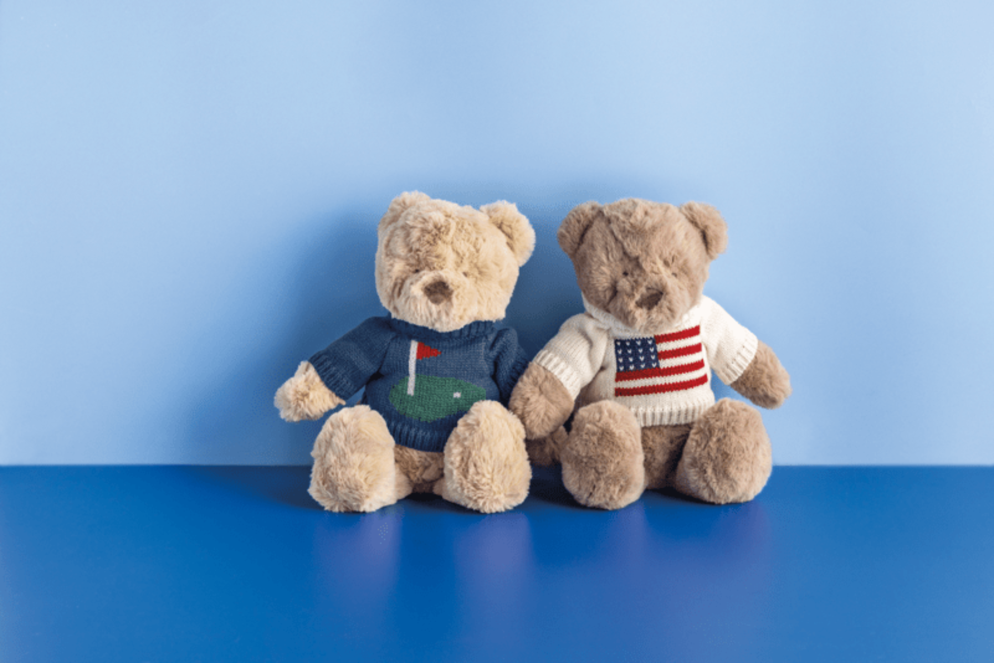 Flag Sweater Bear Plush