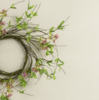 14" Pink Boxwood & Wildflower Vine CR