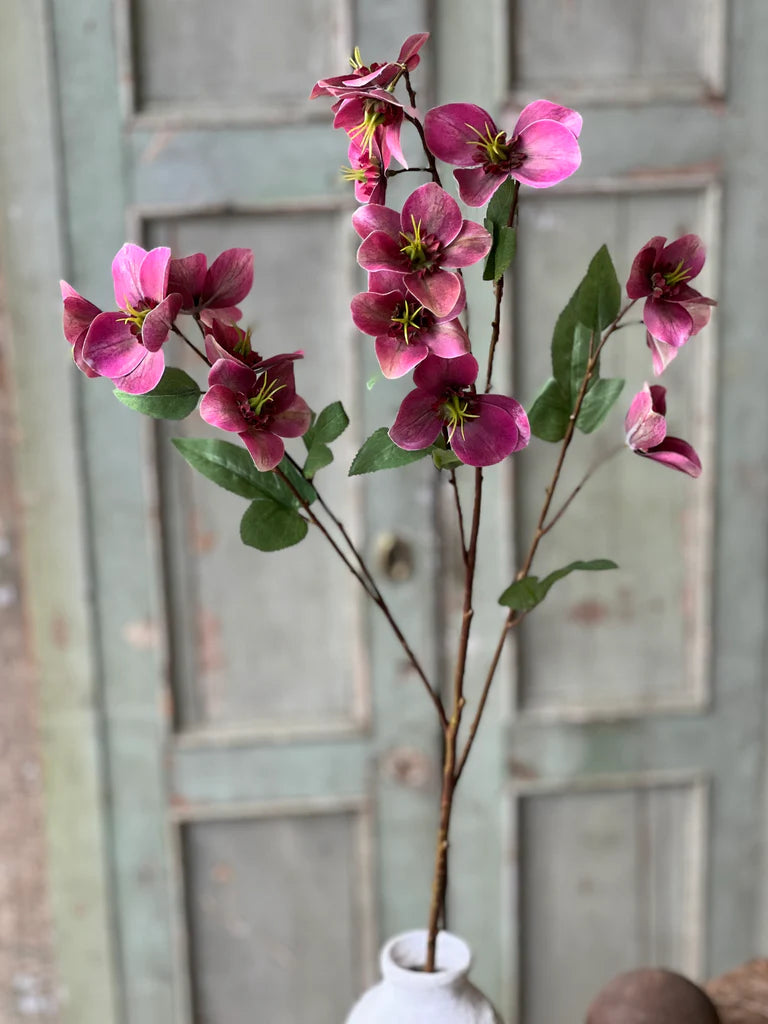 39" Lenten Boughs Spray Garnet