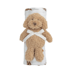 Doodle Swaddle and Rattle