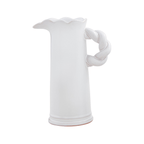 Lg Twisted Handle Pitcher Vase
