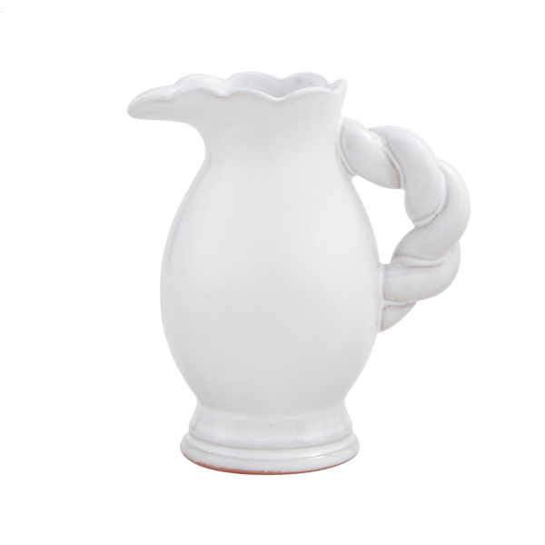 Med Twisted Handle Pitcher Vase