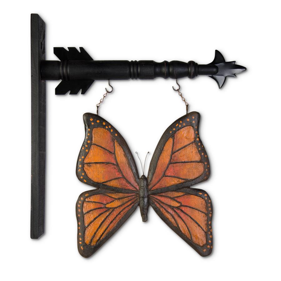 12" Orange & Black Butterfly Arrow Replacement