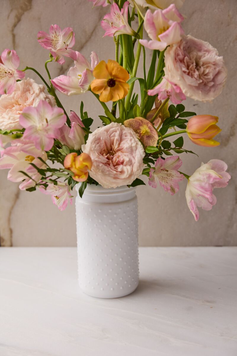 Hobnail Jar 4" x 7.5"