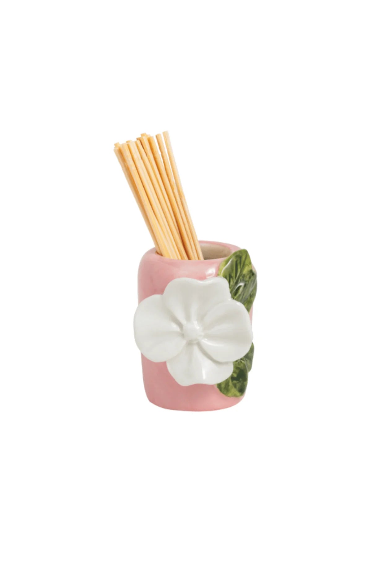 Pink Base Flower Tooth Pick Holder