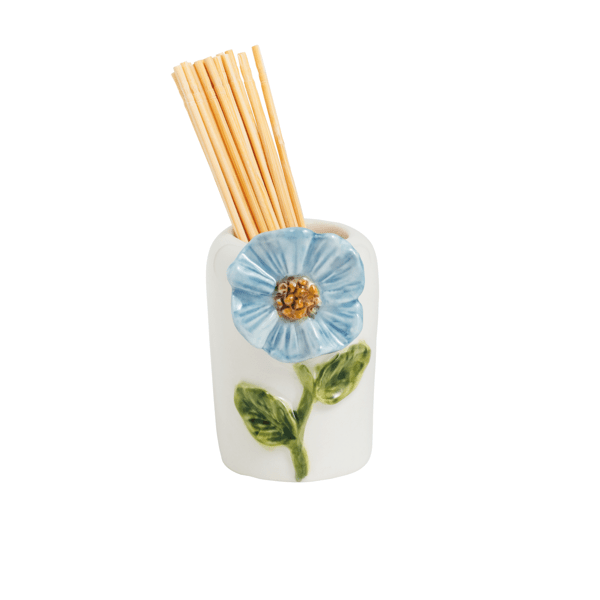 Blue Flower Tooth Pick Holder