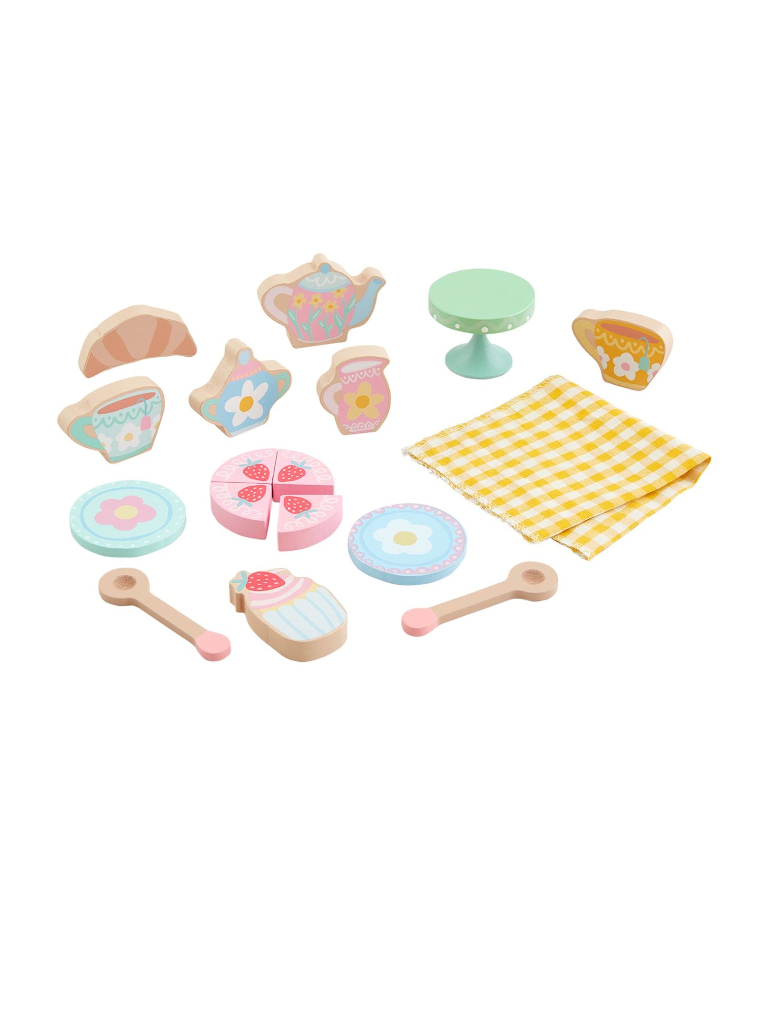 Wood Tea Party Toy Set