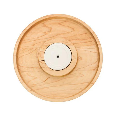 Wood Round Cracker Tray