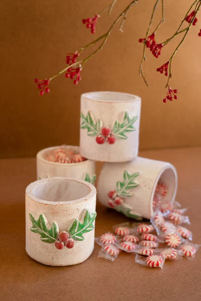 Holly Clay Container