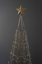 Metal Christmas Tree Card Holder