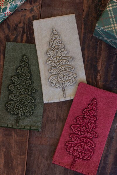 S/3 Xmas Tree Kitchen Towel