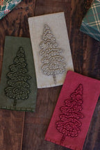 S/3 Xmas Tree Kitchen Towel