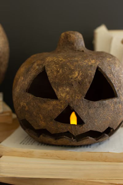 S/2 Paper Mache Jack-O-Lantern