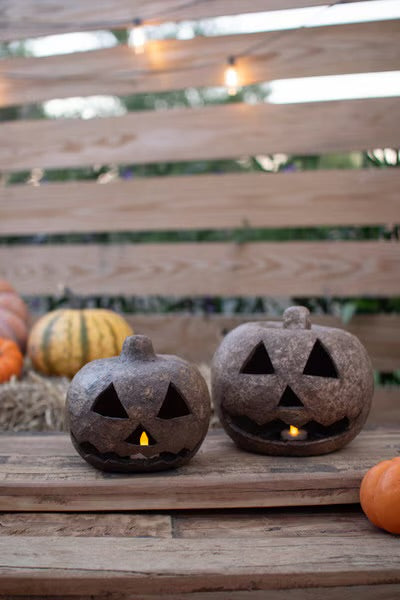 S/2 Paper Mache Jack-O-Lantern