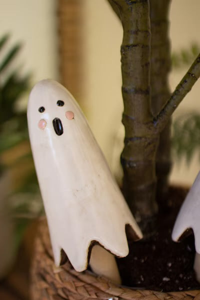 Sm Ceramic Ghost Plant Sticks