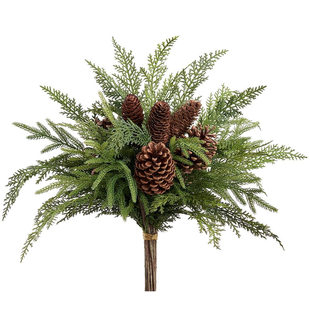 22" Pinecone Mixed Pine Bundle