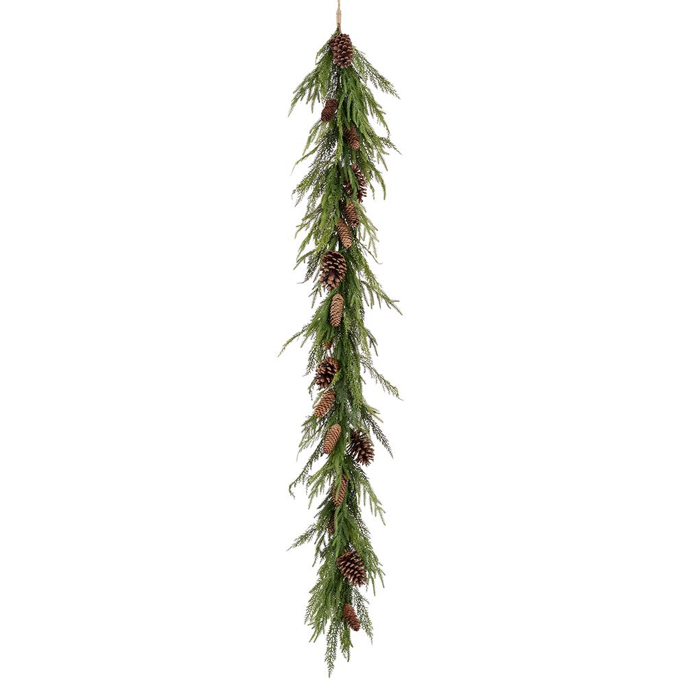 6' Pinecone Mix Garland