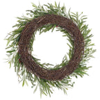 32" Pinecone Berry & Euc. Wreath