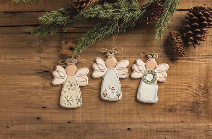 Snowflake Angel Orn