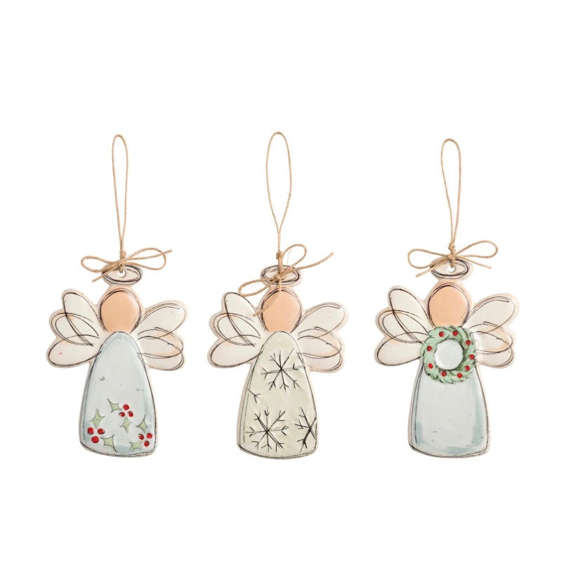 Snowflake Angel Orn