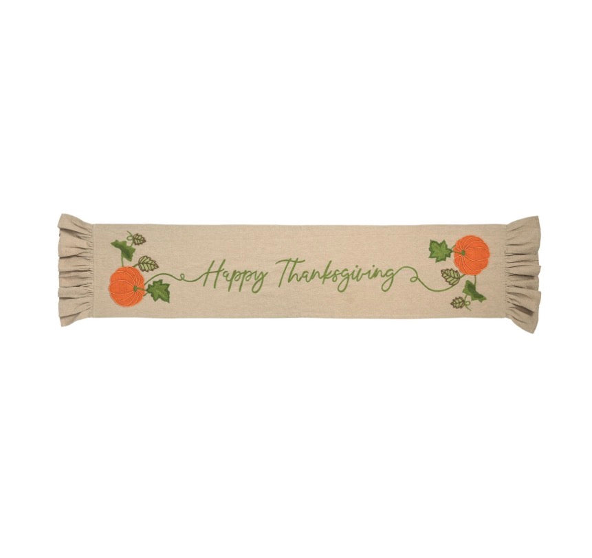 Happy Thanksgiving Beaded Runner