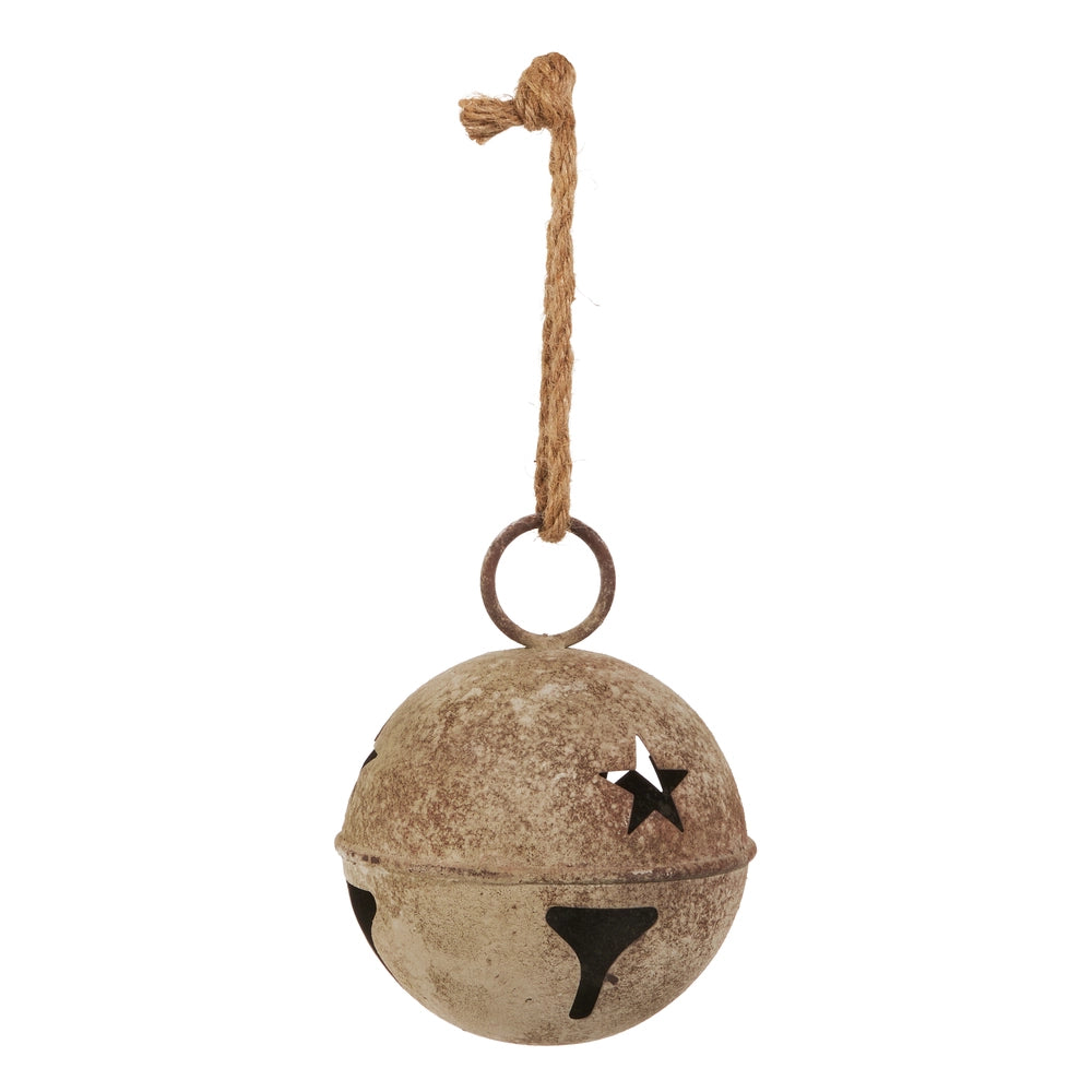 7" Rustic Jingle Bell Orn.