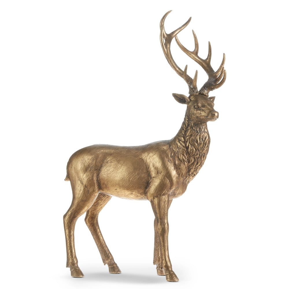 24" Standing Deer Gold