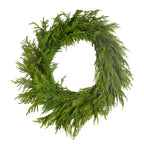 38" Mixed Greenery Wreath