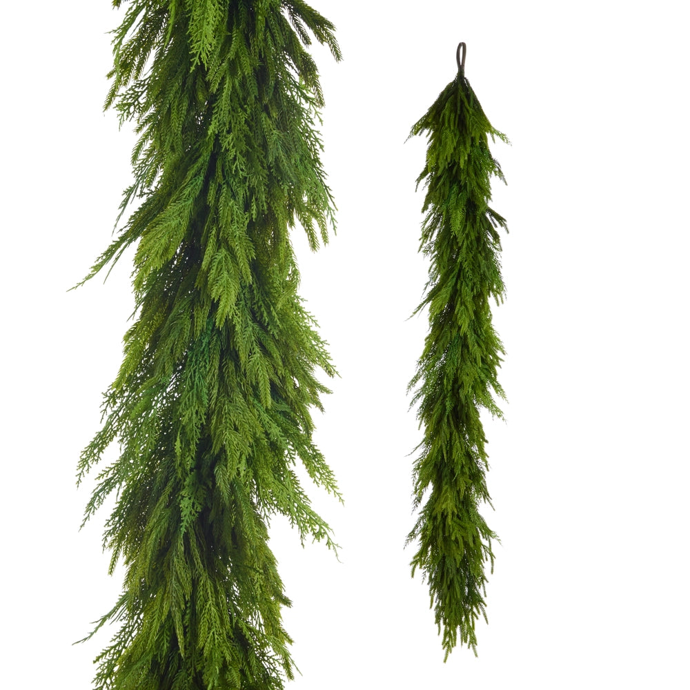 6" Mixed Greenery Garland
