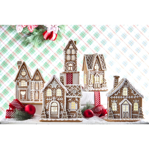 10.6" Lighted Gingerbread House