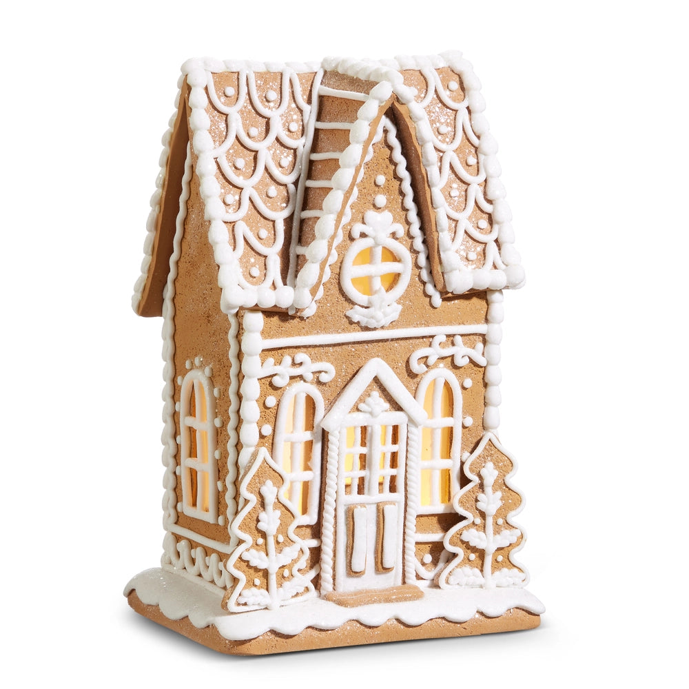 10.6" Lighted Gingerbread House