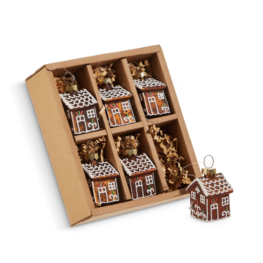 Box Of Gingerbread House Orn.
