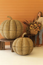 S/2 Giant Seagrass Pumpkins