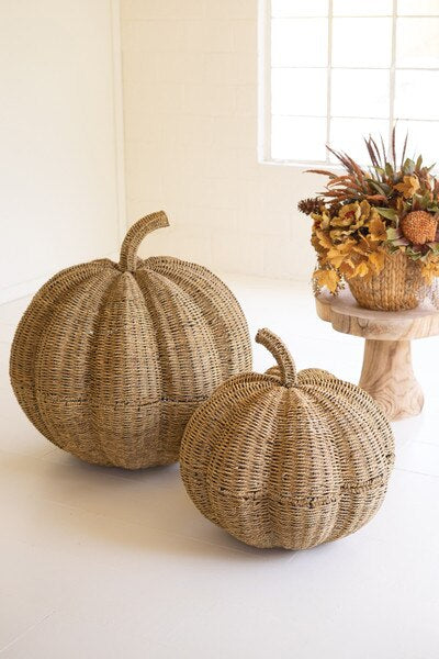 S/2 Giant Seagrass Pumpkins