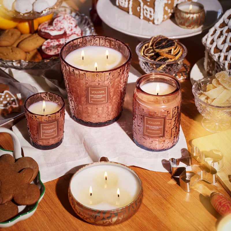Gingerbread Chalet 18oz Lg Jar