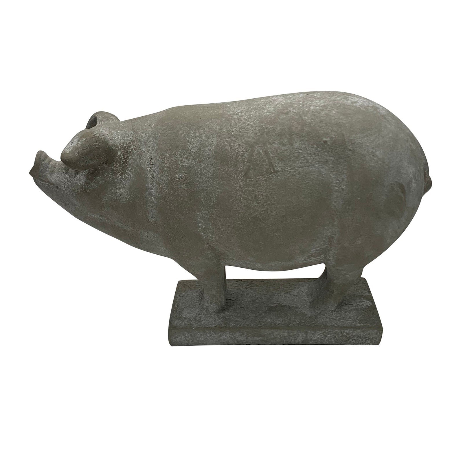 English Garden Cement Piglet